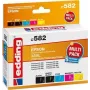 Cartucho de tinta Edding substitui Epson 33XL/T3351/T3361/T3362/T3363/T3364 Compatível pack combinado preto, preto fotográfico, ciano, magenta, amarelo EDD-582 18-582