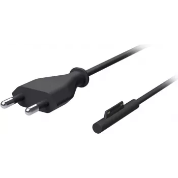 Fonte de alimentação Microsoft Surface 65 W — carregador AC para interior para portáteis e tablets Surface, preto, 65 W