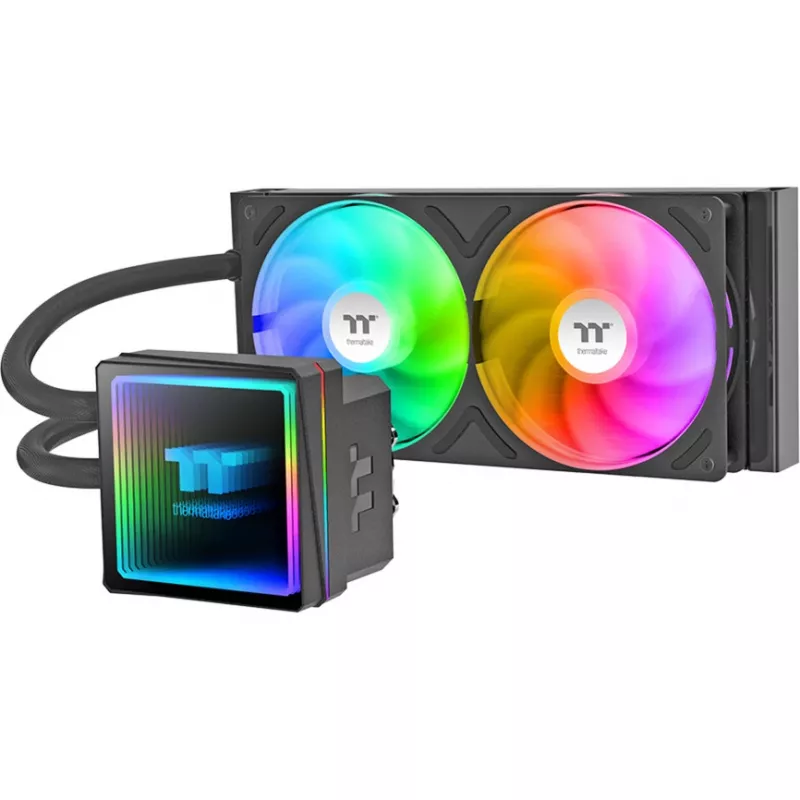 Refrigeração líquida para CPU THERMALTAKE TH240-S V3 ARGB Sync AIO preto