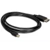 Cabo Mini DP/DP 1.2 DeLOCK 82438 2 m preto