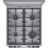 Gorenje GKS5C71XF fogão independente com forno prateado