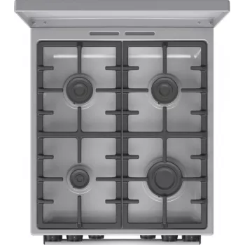 Gorenje GKS5C71XF fogão independente com forno prateado