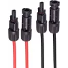 Extensão de cabo de altifalante ShiverPeaks PV4, 4 mm², conjunto de 2 peças, vermelho/preto, 7,5 m