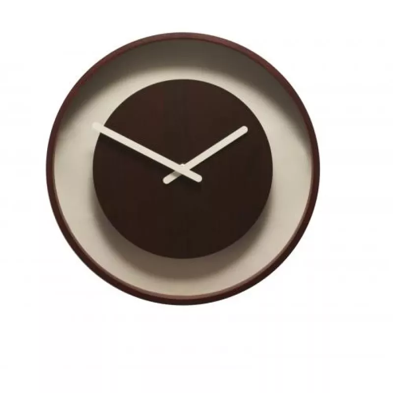 NeXtime Relógio 3046br Wood Loop, Ø30 cm, parede, madeira escura