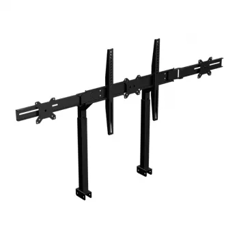 Cockpit de simulador de corridas Next Level Racing F-GT NLR-A006 – altura do assento e do volante ajustável, suporta 3 ecrãs, peso máximo do utilizador 60 kg, preto