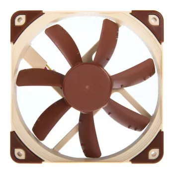 Ventoinha Noctua NF-S12A FLX 120 mm ventoinha de caixa, 12 V, 700–1200 U/min, 107,5 m³/h fluxo de ar, 1,44 W