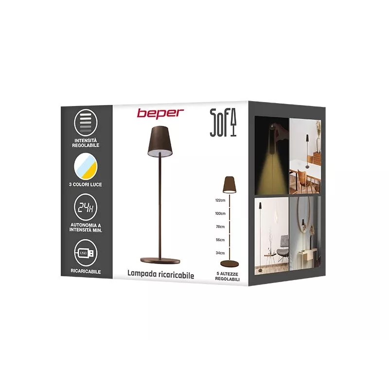 Robot de cozinha elétrico Beper P201UTP403 — motor de 400 W, taça de 1,5 L