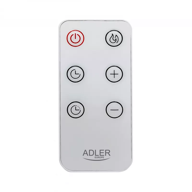 Aquecedor por convecção Adler AD 7752 LCD com comando, branco
