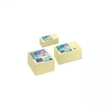 Notas adesivas 3M BP370 76×76 mm amarelo — 100 folhas
