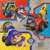 Conjunto de puzzles infantis Ravensburger Rubble & Crew veículos de trabalho — 3 puzzles × 49 peças