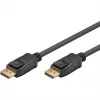 Cabo DisplayPort 1.4 macho > DisplayPort macho (preto, 2 metros, 8K)