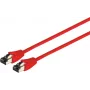 Cabo de rede S/CONN 08-41034 vermelho 2 m Cat.8.1 F/FTP