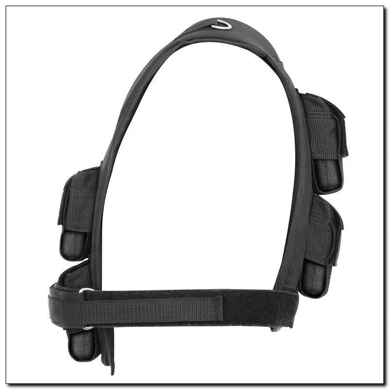 Colete de peso HMS Fitness KTO16 aço preto