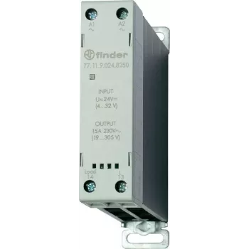 Relé SSR Finder em caixa de 22,5 mm 77.11.9.024.8250 1 contacto NO (77.11.9.024.8250)