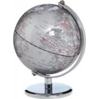 Porta-chaves globo TROIKA GAGARIN G1301-SISI/CH — acessório de porta-chaves em metal cor prateada