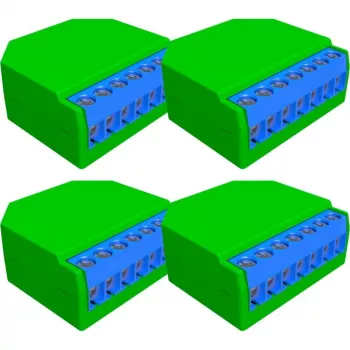 Dimmer Shelly Dimmer 2 BUSHDIMM2 módulo dimmer inteligente para calha DIN, pack de 4