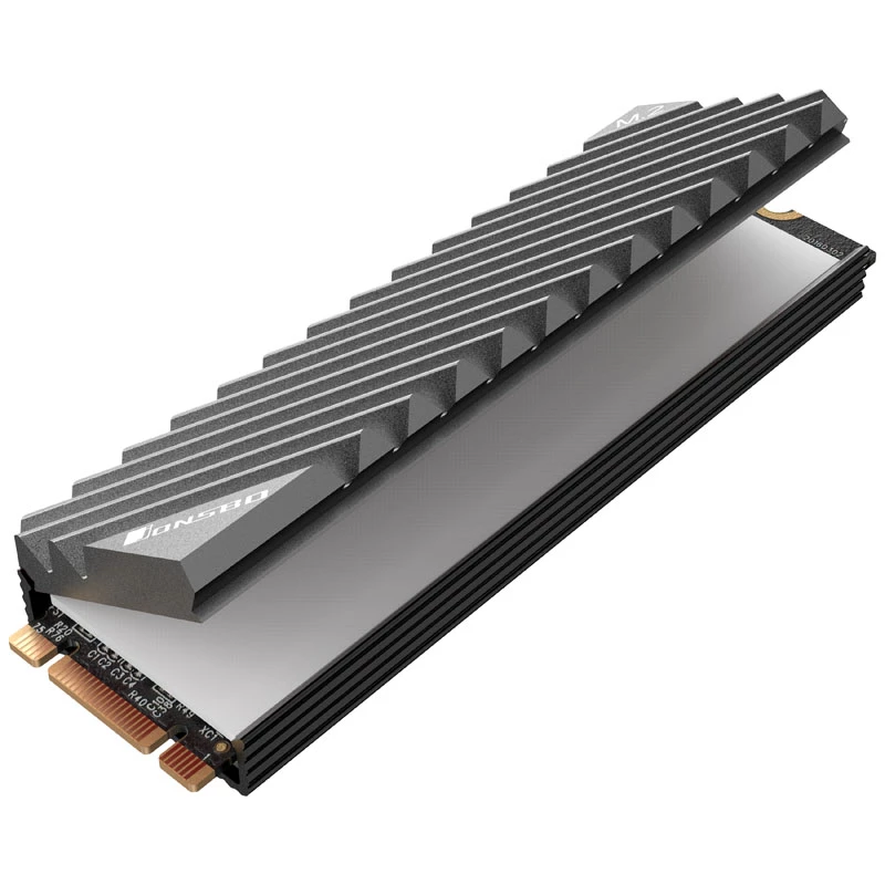 Dissipador/Radiador Jonsbo M.2-3 cinzento preto cinzento 24,4 mm 73 mm 9,6 mm