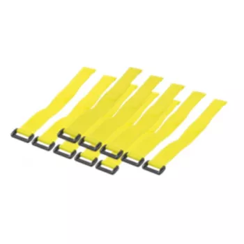 LogiLink - Abraçadeiras - 30 cm - amarelo (pack de 10)