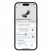 Auscultadores desportivos SENNHEISER Momentum MTW4 Bluetooth sem fios com cancelamento de ruído - branco e prateado