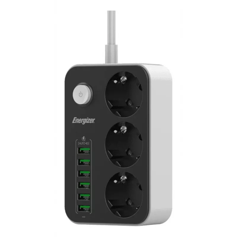 Powerbank portátil Energizer EPB2500W01EU 2500 mAh saída USB carregador compacto