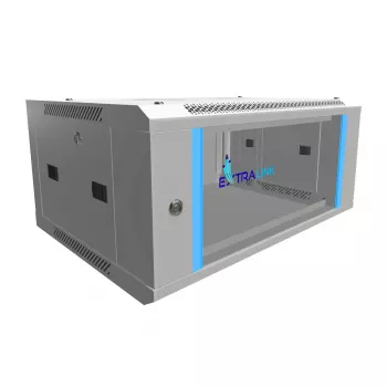 Rack de parede 4U 600x450 cinzento - Extralink