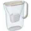 Jarra de filtragem de água BRITA Style Essential 2,4 L com 2 cartuchos de substituição (cor de areia)