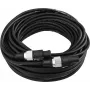 Cabo de coluna Omnitronic 3022130P, 2×2,5 mm², 20 m, preto