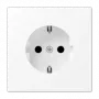Tomada Schuko JUNG LS 1520 KI WWM Type F, 16A 250V, branco