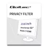 Filtro de privacidade para ecrã Qoltec 51058 monitor 59,9 cm (23,6 polegadas)