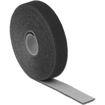 Fecho de velcro DeLOCK 18715 preto