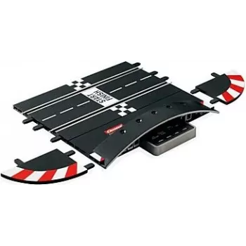 Carril para veículo de brinquedo CARRERA 30352 – troços de carril de plástico preto para carros de brinquedo