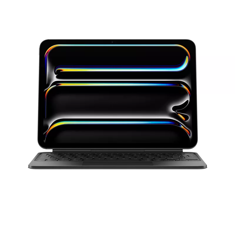 Teclado Apple Magic QWERTY Inglês Preto Sem fios Trackpad