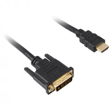 Cabo HDMI/DVI-D Sharkoon 1 m