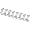 Fellowes - arame de encadernação - 12 mm - 34 anéis - A4 (210 x 297 mm) - 100 folhas - prateado - 100 unid. - para Fellowes Galaxy 500, Galaxy E 500, Pulsar 300, Starlet 90 (54453)