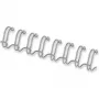 Fellowes - arame de encadernação - 12 mm - 34 anéis - A4 (210 x 297 mm) - 100 folhas - prateado - 100 unid. - para Fellowes Galaxy 500, Galaxy E 500, Pulsar 300, Starlet 90 (54453)
