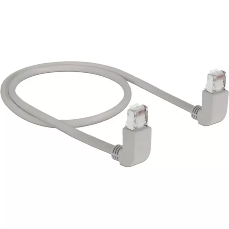 Cabo de rede DeLOCK 83513 RJ-45 Cat6a 0,5 m cinzento