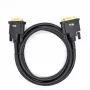 Cabo TB MM DVI 24 + 1 1,8 m, preto, dourado (AKTBXVD24DVI18B)