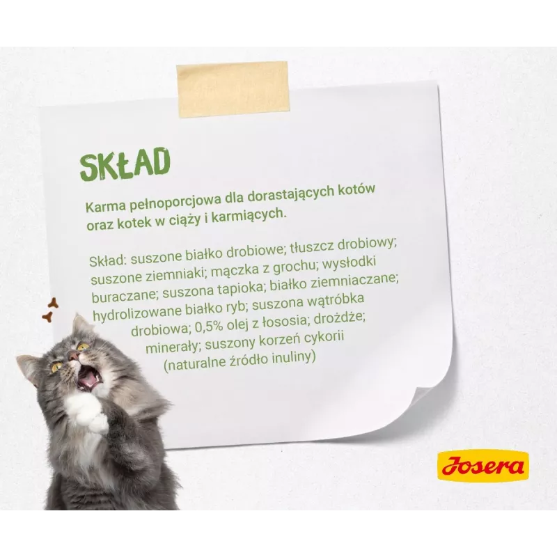 Alimento seco para gatos Josera Kitten aves 2 kg