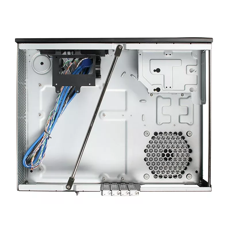 SilverStone MILO ML03 - Desktop - Micro-ATX - sem fonte de alimentação (ATX / PS/2) - preto - USB/Áudio (SST-ML03B-R)