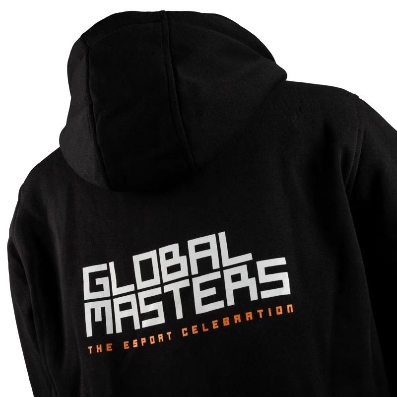 Hoodie Global Masters GM Logo - preto (L)