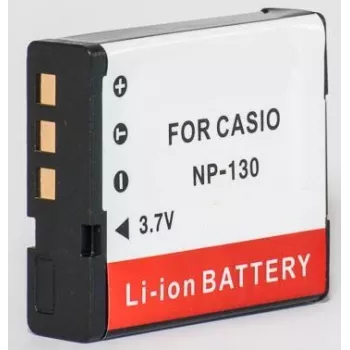 Bateria de iões de lítio recarregável Extra Digital NP-130 3,7 V 1250 mAh para dispositivos compatíveis