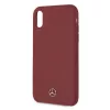 Mercedes-Benz capa rígida de silicone para Apple iPhone XR vermelho MEHCI61SILRE