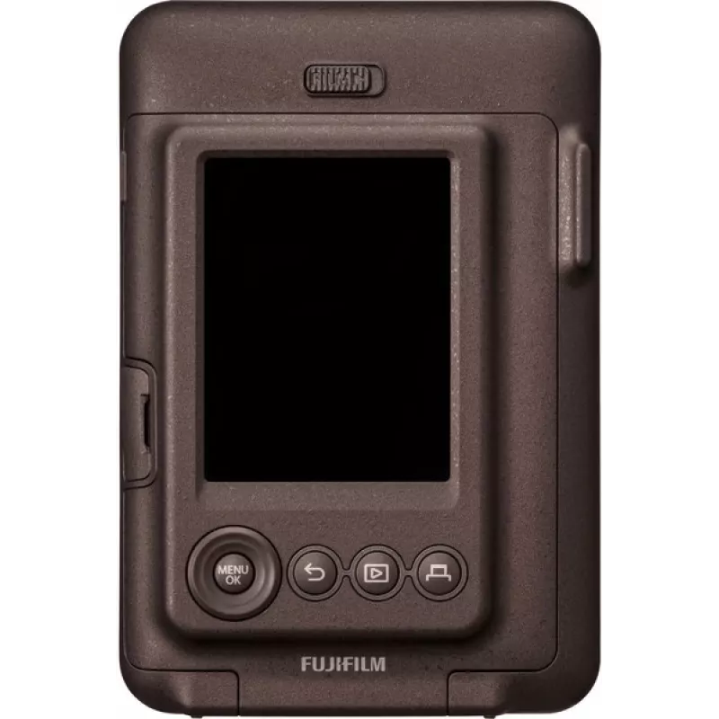 Câmara instantânea Fujifilm Instax mini LiPlay — 1/5 polegadas 2560×1920 CMOS, imprime 86×54 mm, 2,7 polegadas TFT, bronze
