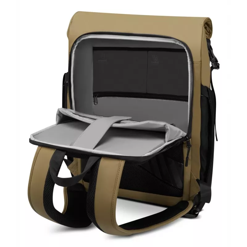 Mochila para portátil Lenovo GX41U39298 para portáteis de 40,6 cm (16 polegadas), nylon/poliéster, 25 L, preto/amarelo