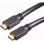 Cabo HDMI e p HDMV 401/20 LOSE — 20 m, HDMI Type-A macho para macho, contactos dourados, preto