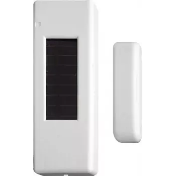 Sensor de contacto de janela/porta Eltako FTK-wg — superfície branca brilhante, contacto magnético reed
