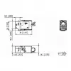 METZ CONNECT BTR C6Amodul K 180° - Unidade de ligação modular - RJ-45 (130B21-E)