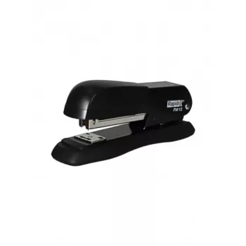 Agrafador Rapid FM12, preto, até 25 folhas, agrafos 24/6, 26/6, metal 1102-102