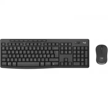 Logitech MK370 Combo for Business teclado rato incluído escritório RF Wireless + Bluetooth QWERTY Nordic grafite