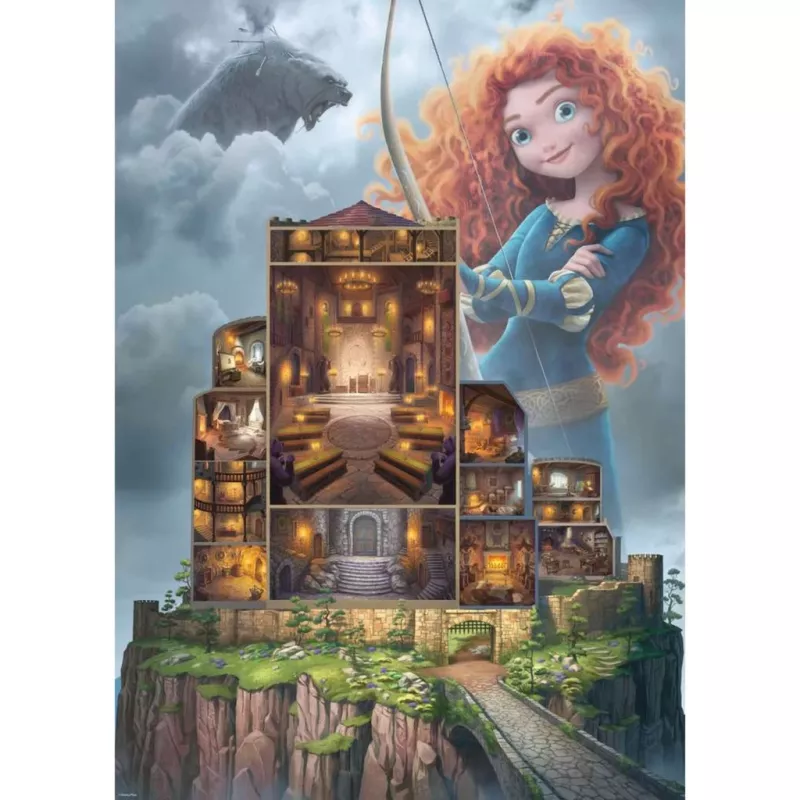Puzzle Ravensburger Disney Castles Merida 1000 peças